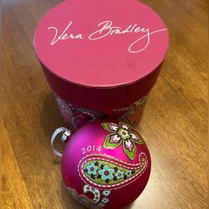 Vera Bradley Christmas Ornament - 2014 Collection